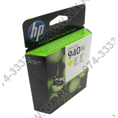 Картридж HP C4909AE (№940XL) Yellow для HP Officejet Pro 8000/8500/8500A (повышенной ёмкости)