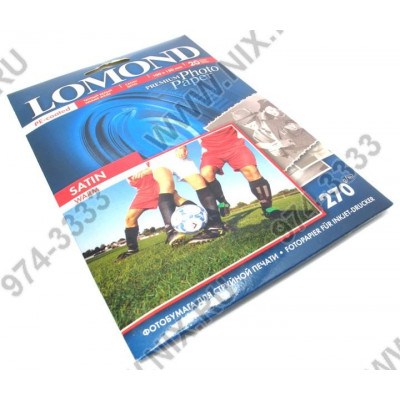 LOMOND 1106201 (A6, 10x15см, 20 листов, 270 г/м2) бумага фото сатин