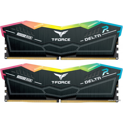 DDR5 TEAMGROUP T-Force Delta RGB 32GB (2x16GB) 5600MHz CL32 (32-36-36-76) 1.2V / FF3D532G5600HC32DC01 / Black