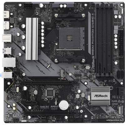 MB ASRock B550M PHANTOM GAMING 4 Soc-AM4 (B550) PCI-E 4.0x16 PCI-E 3.0x16 PCI-Ex1 2xUltra M.2 4xDDR4 4533MHz+ HDMI+DP mA