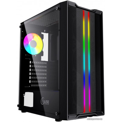 Корпус ATX Без БП Powercase Mistral Evo, Tempered Glass, 1x 120mm PWM ARGB fan + ARGB Strip + 3x 120mm PWM non LED fan, 