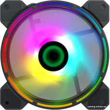 [NEW] GameMax FN-12Rainbow-D Gamemax FN-12Rainbow-D, 12CM ARGB Rainbow Fan, Dual rings+centre ARGB LEDs, 3pin+4Pin conne