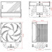 [NEW] ID-COOLING FROZN A610 ARGB WHITE (TDP 250W, PWM, черный, 6 тепл.трубок + медная база, ARGB FAN 120mm, белый) RET