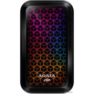 Внешний накопитель SSD USB3.2 ADATA 1Tb SE770G (ASE770G-1TU32G2-CBK) металл, черный