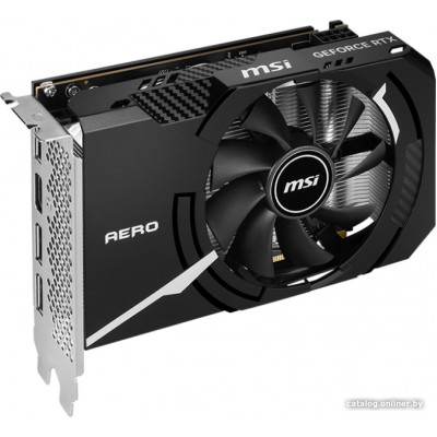 Видеокарта NVIDIA GeForce MSI RTX 4060 AERO ITX 8G OC (RTX 4060 AERO ITX 8G OC) 8Gb GDDR6 HDMI+3xDP RTL