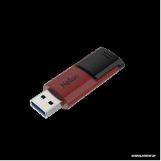 USB3.0 512Gb Netac U182 (NT03U182N-512G-30RE) USB 3.0 Type-A, пластик, выдвижной механизм, черный/красный