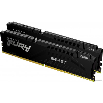 DDR5 32Gb KiTof2 PC-51200 6400MHz Kingston FURY Beast (KF564C32BBK2-32)