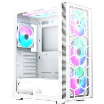 Корпус MONTECH X3 GLASS белый [Mid-Tower, Micro-ATX, Mini-ITX, ATX, USB 2.0, USB 3.2G1 Type-A, FRGB 3 x 120 мм, 3 x 140 