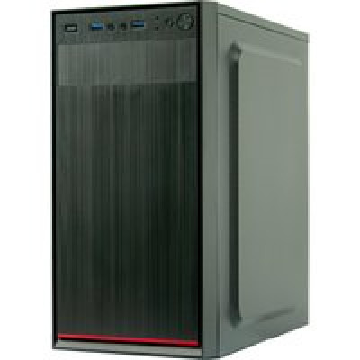 Корпус MicroATX Vicsone M9X 500W (БП N-Tech Elite 80+ VXE 80 Plus Bronze non-APFC VXE 500B) (Стенка с перфорацией для ве