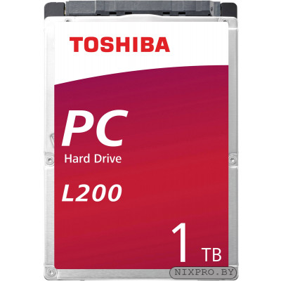 HDD 1 Tb SATA 6Gb/s TOSHIBA L200 HDWL110UZSVA 2.5" 5400rpm 128Mb
