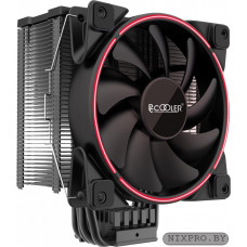 PCCooler GI-X6R V2 Cooler (4пин, 1155/AM4, 26.5дБ, 1000-1800 об/мин, Al+тепл.трубки)