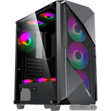 Miditower GameMax REVOLT ATX без БП, с окном