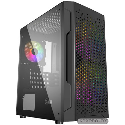 Minitower Powercase Mistral Micro Z3B Mesh LED CMIMZB-L3 MicroATX, без БП