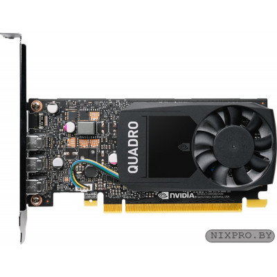 2Gb PCI-E GDDR5 PNY VCQP400V2-PB (RTL) 3xminiDP NVIDIA Quadro P400 Low Profile