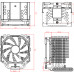 ID-Cooling ID-CPU-SE-226-XT-BLACK(4пин,1155/2011/2066/1200/1700/AM4, 15.2-35.2дБ,700-1800об/мин, Al+тепл.трубки)