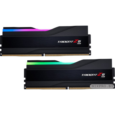 DDR5 G.SKILL TRIDENT Z5 RGB 32GB (2x16GB) 5600MHz CL30 (30-36-36-89) 1.25V / F5-5600J3036D16GX2-TZ5RK / Black