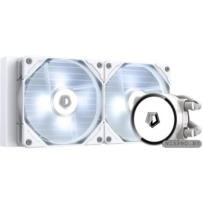 СВО ID-COOLING FROSTFLOW 240 XT SNOW (TDP 250W, Помпа с White LED подств., PWM, DUAL FAN 120mm) RET