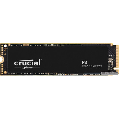 Crucial CT2000P3SSD8 SSD P3, 2000GB, M.2(22x80mm), NVMe, PCIe 3.0 x4