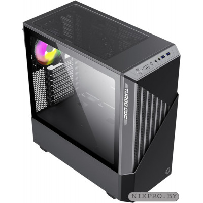 Корпус ATX Без БП Miditower GameMax Contac COC BG