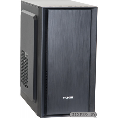 Корпус MicroATX Vicsone SG-W1 500W (VP-500s) 1xUSB3.0 + 1xUSB 2.0,HD Audio,CPU max 150mm,GPU max 250mm.БП 24+2x4,2xMOLEX