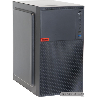 Корпус MicroATX Vicsone SG-W3 Mesh 500W (VP-500s) 1xUSB3.0 + 1xUSB 2.0,HD Audio, CPU max 155mm,GPU max 280mm.БП 24+2x4,2