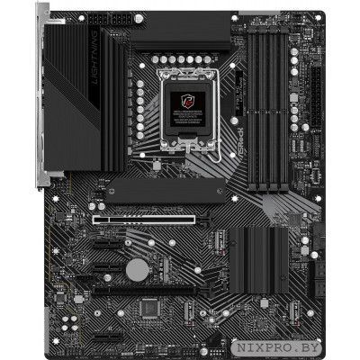 MB ASRock Z790 PG LIGHTNING Soc-1700 (Z790) PCI-E 5.0x16 PCI-E 4.0x16 3xPCI-E 3.0x1 M.2(WI-FI) 4xHyper M.2 2.5GbE LAN RA