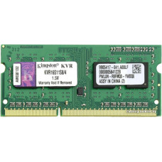 Kingston ValueRAM KVR16S11S8/4(WP) DDR3 SODIMM 4Gb PC3-12800 CL11 (for NoteBook)