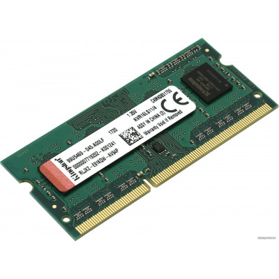 Kingston ValueRAM KVR16LS11/4(WP) DDR3 SODIMM 4Gb PC3-12800 CL11 (for NoteBook)