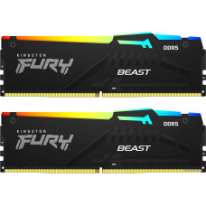 Kingston KF560C40BBAK2/16 6000MT/s DDR5 CL40 DIMM (Kit of 2) FURY Beast RGB