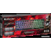 Клавиатура Defender Red GK-116 USB 61КЛ, подсветка клавиш 45117