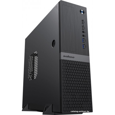 Корпус MicroATX Sohoo S511 350W (Vicsone VP-350s) 2 x USB 3.0 + 2 x USB 2.0, HD Audio + Mic, DVD 5.25 (аналог Powerman E