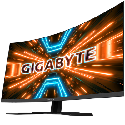 Монитор 31.5" Gigabyte G32QC A-EK (16:9, 2560x1440, VA, изогнутый (1500R), 165 Гц, AMD FreeSync Premium Pro, интерфейсы HDMI+DisplayPort, регулировка высоты)