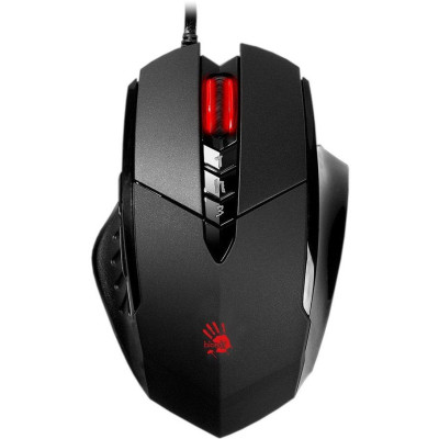Игровая мышь A4Tech Bloody V7 (полноразмерная игровая мышь для ПК, проводная, USB, сенсор оптический 3200 dpi, 8 кнопок, колесо с нажатием, цвет черный)