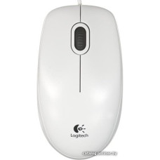 Мышь Logitech B100 (910-003360) White (полноразмерная мышь для ПК, проводная USB, сенсор оптический 800 dpi, 3 кнопки, к