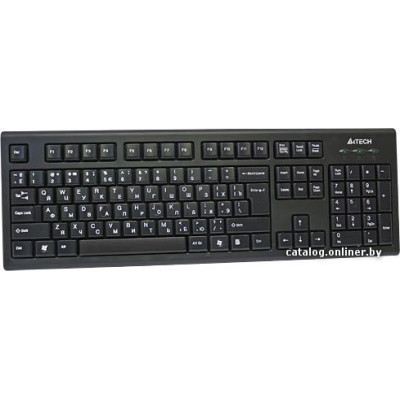 Клавиатура A4Tech KR-85 (стандартная, интерфейс подключения - USB, цвет черный)