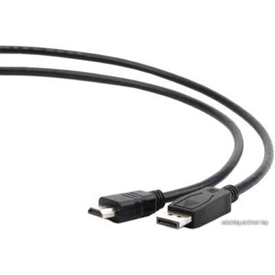 Кабель DP-HDMI Gembird/Cablexpert 1.8м (CC-DP-HDMI-6), 20M/19M, экран, пакет, Black