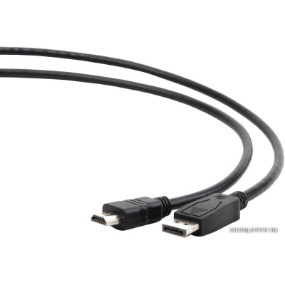 Кабель DP-HDMI Cablexpert , 3.0м (CC-DP-HDMI-3M), 20M/19M, экран, пакет, Black