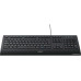 Клавиатура Logitech K280E Black (920-005215) (мультимедийная для ПК, мембранная, пластик, интерфейс подключения - USB, влагозащита, цвет черный)