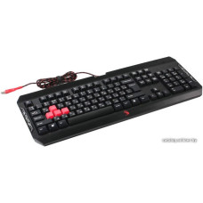 Клавиатура A4Tech Bloody Q100 Black USB (игровая для ПК, интерфейс подключения - USB, влагозащита, цвет черный)