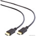 Кабель HDMI - HDMI Cablexpert 1.8m ver2.0, (CC-HDMI4L-6), w/Ethernet, позолоченные контакты, Black