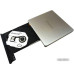 Внешний привод DVD+/-RW LG (GP60NS60.AUAE12S) (DVD Multi, внешний Slim, интерфейс USB-A, толщина 14 мм, цвет серебристый) (RTL)