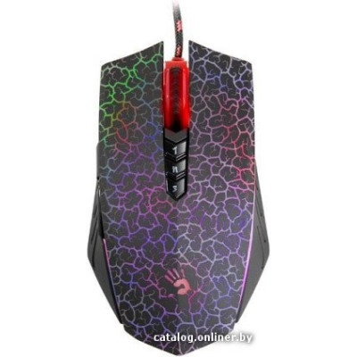 Игровая мышь A4Tech Bloody A7 Blazing (полноразмерная, USB, 4000 dpi, 8 кнопок, колесо с нажатием, 1,76м в оплетке, цветной принт)