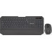 Комплект БЕСПРОВОДНОЙ Клавиатура + мышь Defender Berkeley C-925 Nano Black (клавиатура + мышь для ПК, мышь радио (сенсор лазерный), клавиатура радио, цвет черный) (45925)