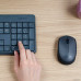 Комплект БЕСПРОВОДНОЙ Клавиатура + мышь Logitech MK235 Black (920-007948) (мышь радио (сенсор оптический), клавиатура радио, цвет черный)