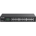 Коммутатор TENDA 24-port TEG1024D (неуправляемый, стоечный, матрица 48 Гбит/с, 24xGbit )