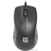 Мышь Defender Optimum MB-160 Black (52160) (полноразмерная мышь для ПК, проводная, USB, сенсор оптический 1000 dpi, 3 кнопки, колесо с нажатием, цвет черный)