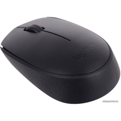Мышь беспроводная Logitech B170 (910-004798) (ноутбучная мышь для ПК, радио, сенсор оптический 1000 dpi, 3 кнопки, колесо с нажатием, цвет черный)