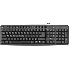 Клавиатура Defender HB-420 Black (USB) 107КЛ (45420) (стандартная для ПК, интерфейс подключения - USB, цвет черный)