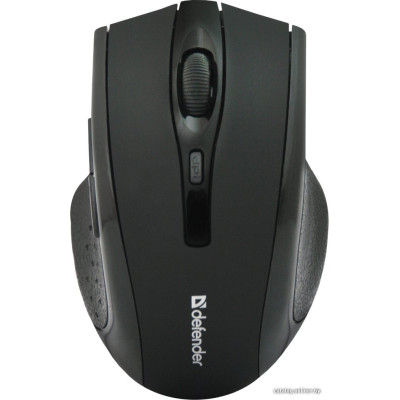 Мышь беспроводная Defender Wireless Optical Mouse Accura MM-665 Black (52665) (ноутбучная мышь для ПК, радио, сенсор оптический 1200 dpi, 6 кнопок, колесо с нажатием, цвет черный)