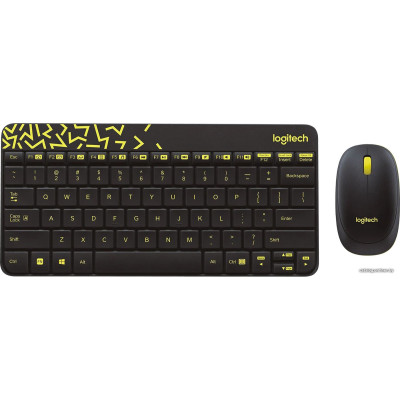 Комплект БЕСПРОВОДНОЙ Клавиатура + мышь Logitech MK240 Nano (920-008213) (мышь беспроводная радио (сенсор оптический), клавиатура радио))